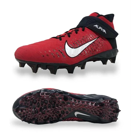 Nike | Shoes | Nike Alpha Menace Pro 2 Mid Redblack Mens  display picture 3